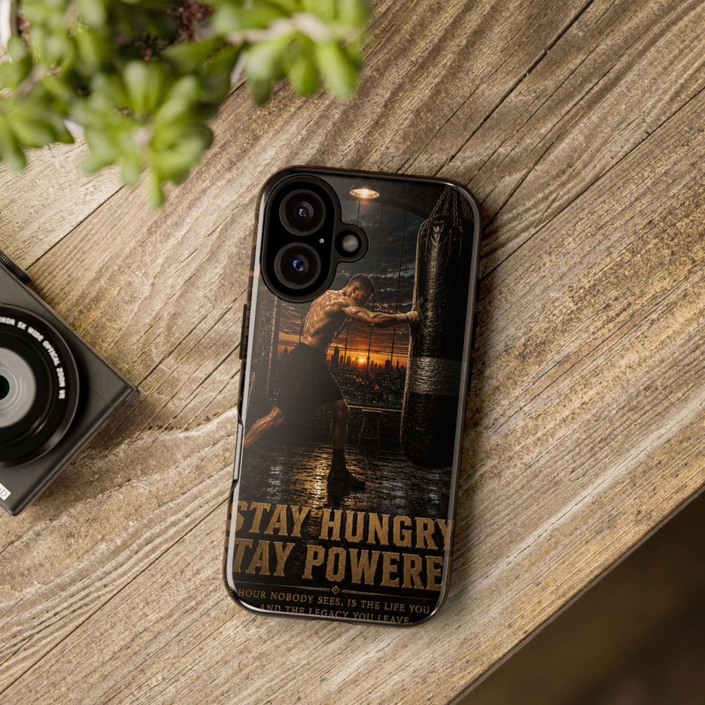 Plug Life Stay Hungry Stay Powered Phone Case — Premium Collection iPhone & Android Case