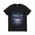 Plug Life Stay Connected Ladies V-Neck Tee — Premium Collection