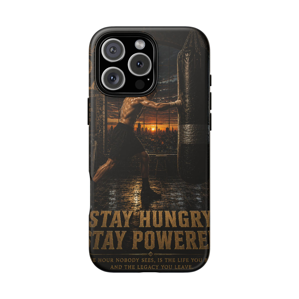 Plug Life Stay Hungry Stay Powered Phone Case — Premium Collection iPhone & Android Case