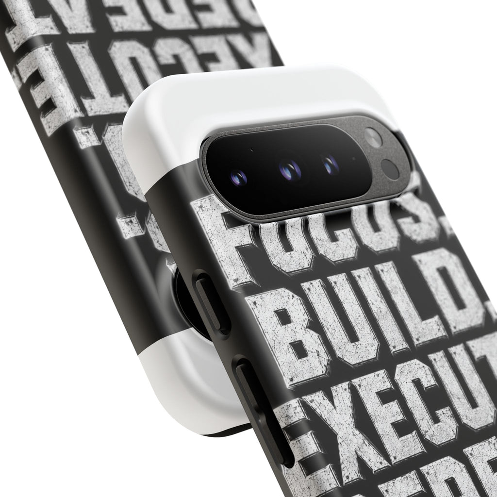 Plug Life Focus Build Execute Repeat Phone Case — Premium Collection iPhone & Android Case