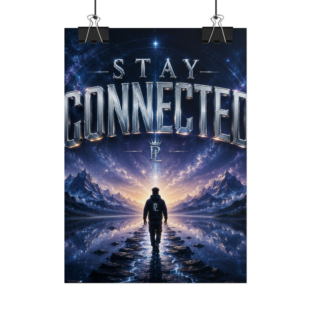 Plug Life Stay Connected Poster — Premium Collection Wall Art