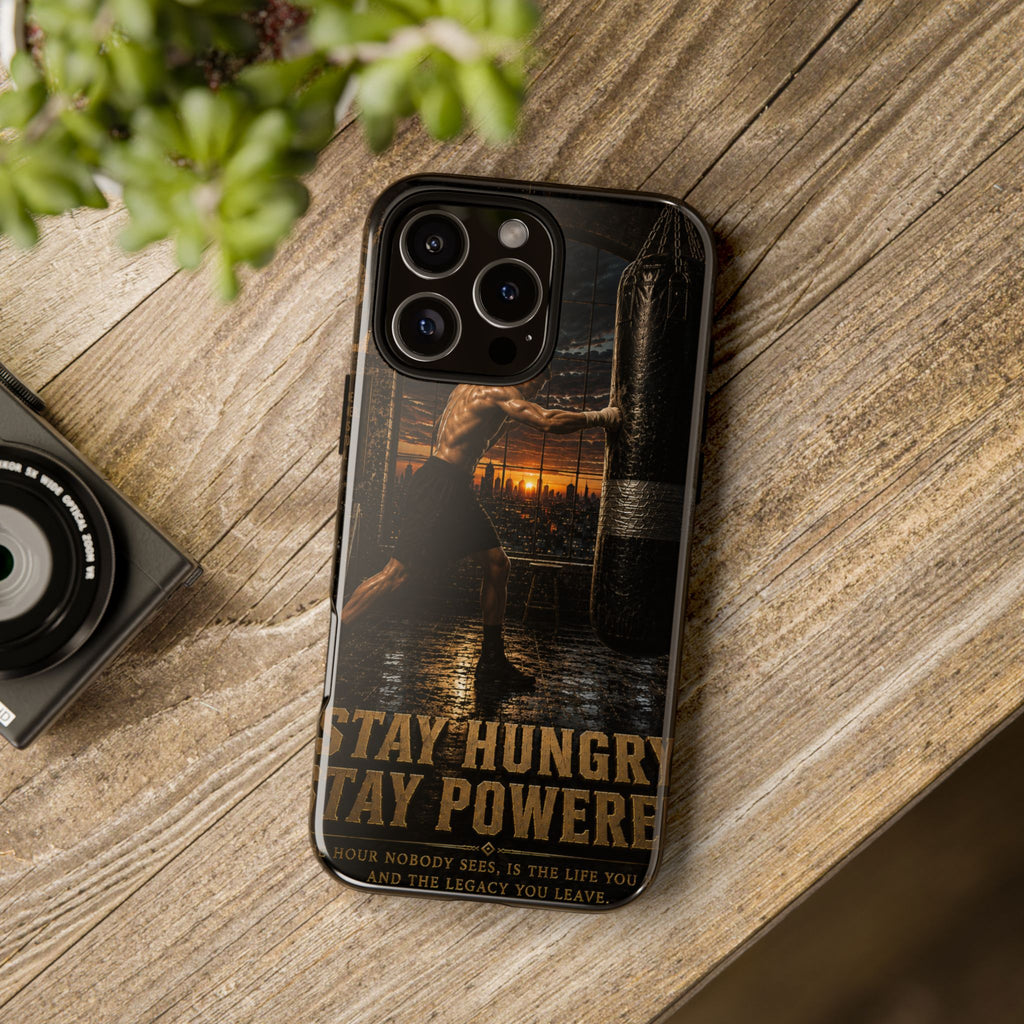 Plug Life Stay Hungry Stay Powered Phone Case — Premium Collection iPhone & Android Case