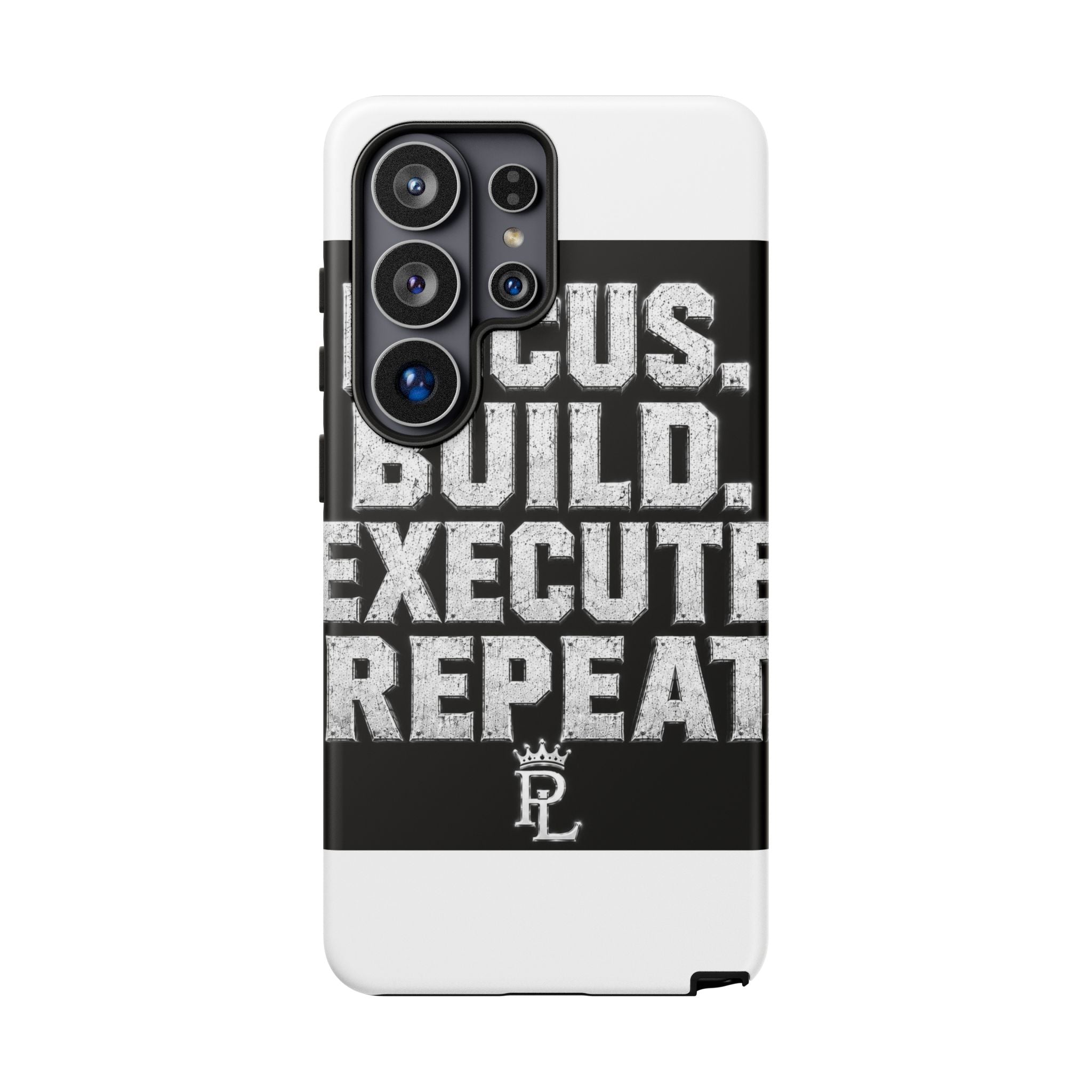Plug Life Focus Build Execute Repeat Phone Case — Premium Collection iPhone & Android Case