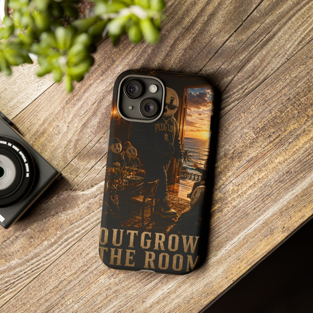 Plug Life Outgrow The Room Phone Case — Premium Collection iPhone & Android Case