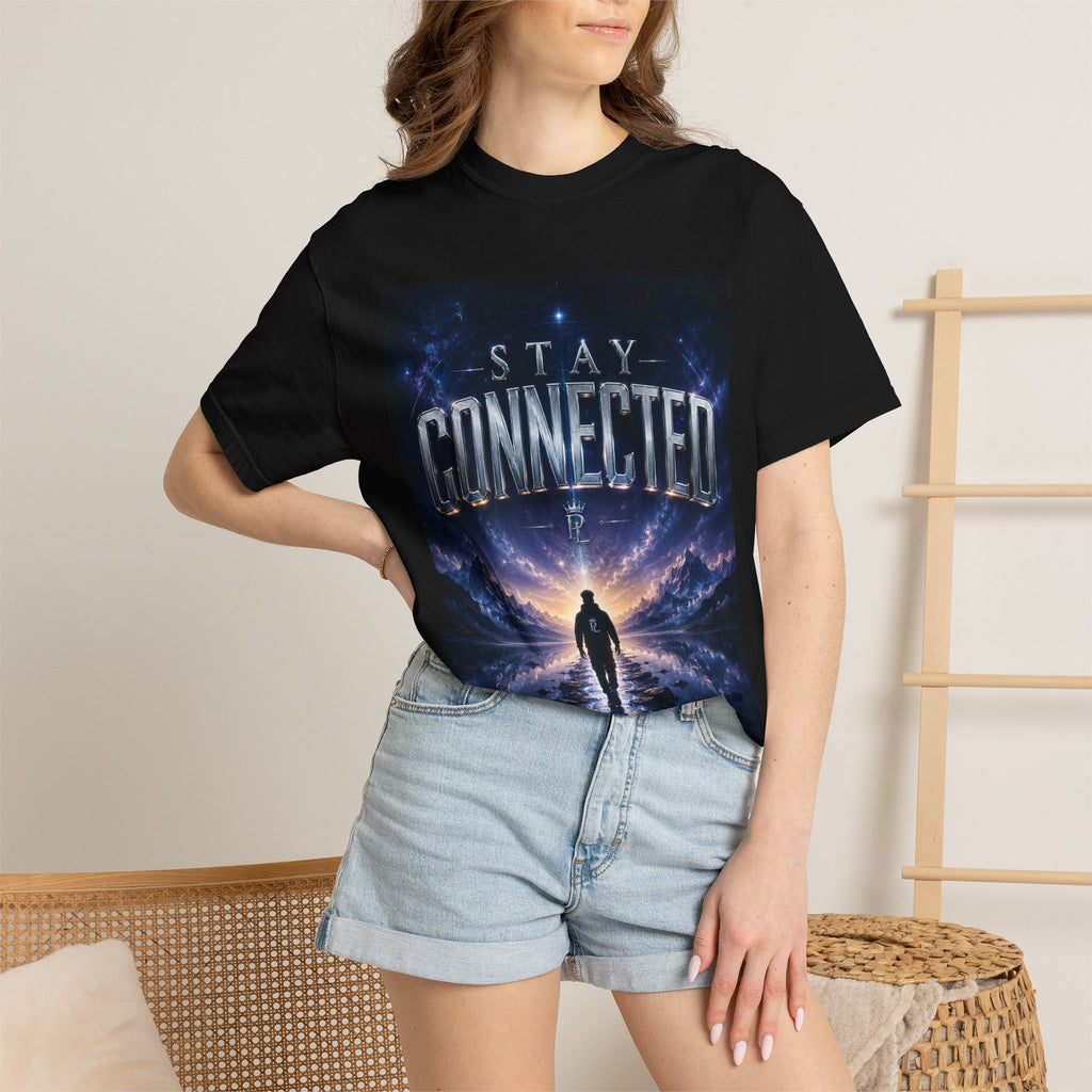 Plug Life Stay Connected Tee — Premium Collection Graphic T-Shirt