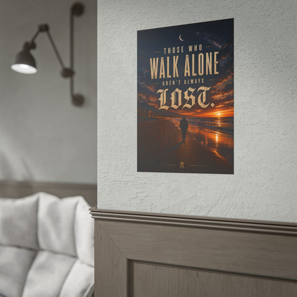 Plug Life Walk Alone Poster — Premium Collection Wall Art