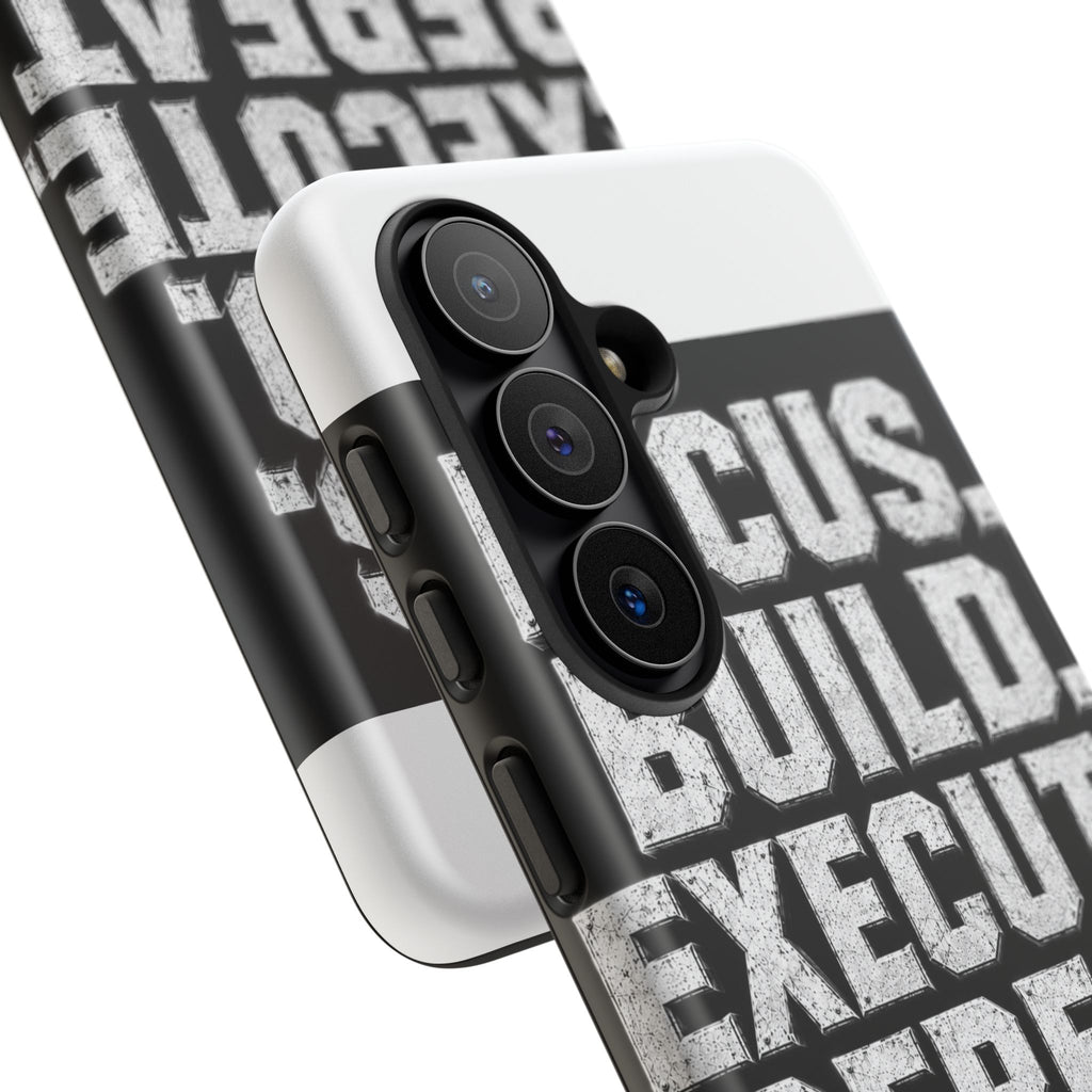 Plug Life Focus Build Execute Repeat Phone Case — Premium Collection iPhone & Android Case