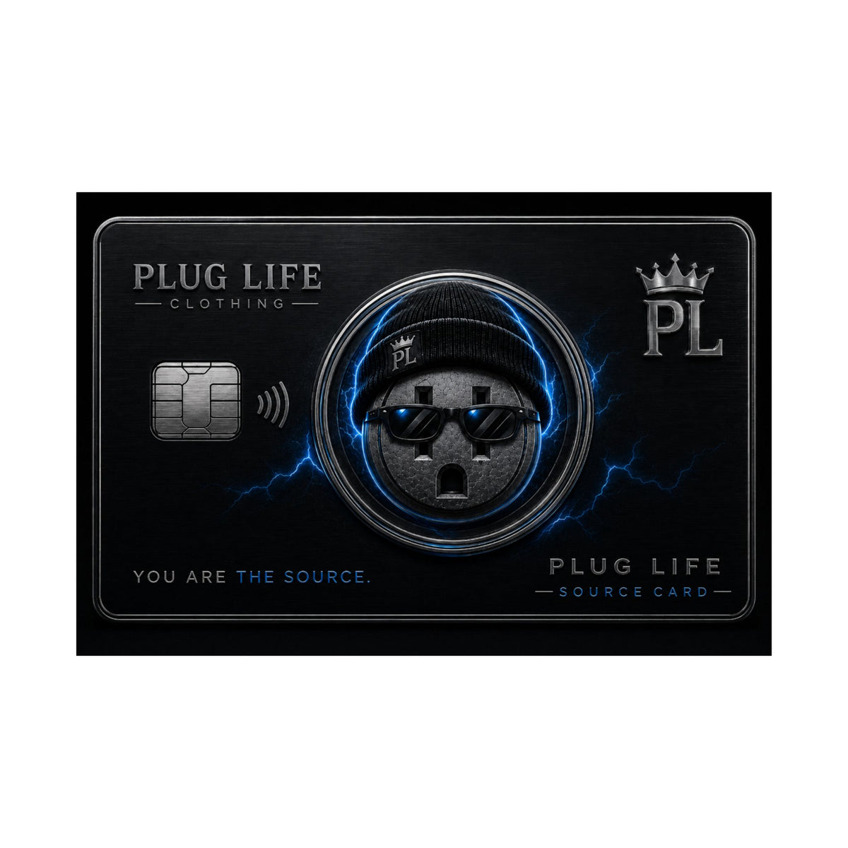 Plug Life Source Card Poster — Premium Collection Wall Art