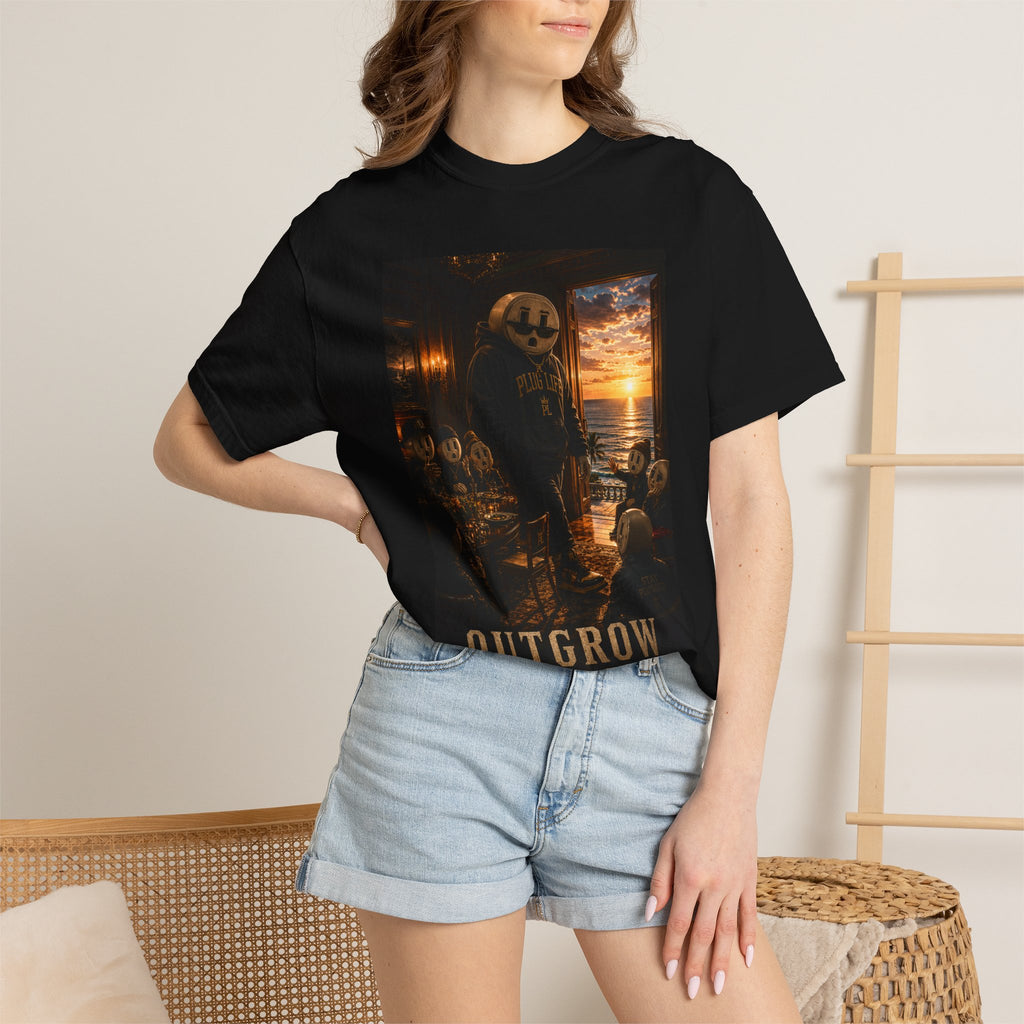 Plug Life Outgrow The Room Tee — Premium Collection Graphic T-Shirt