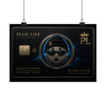 Plug Life Founder Card Poster — Premium Collection Wall Art