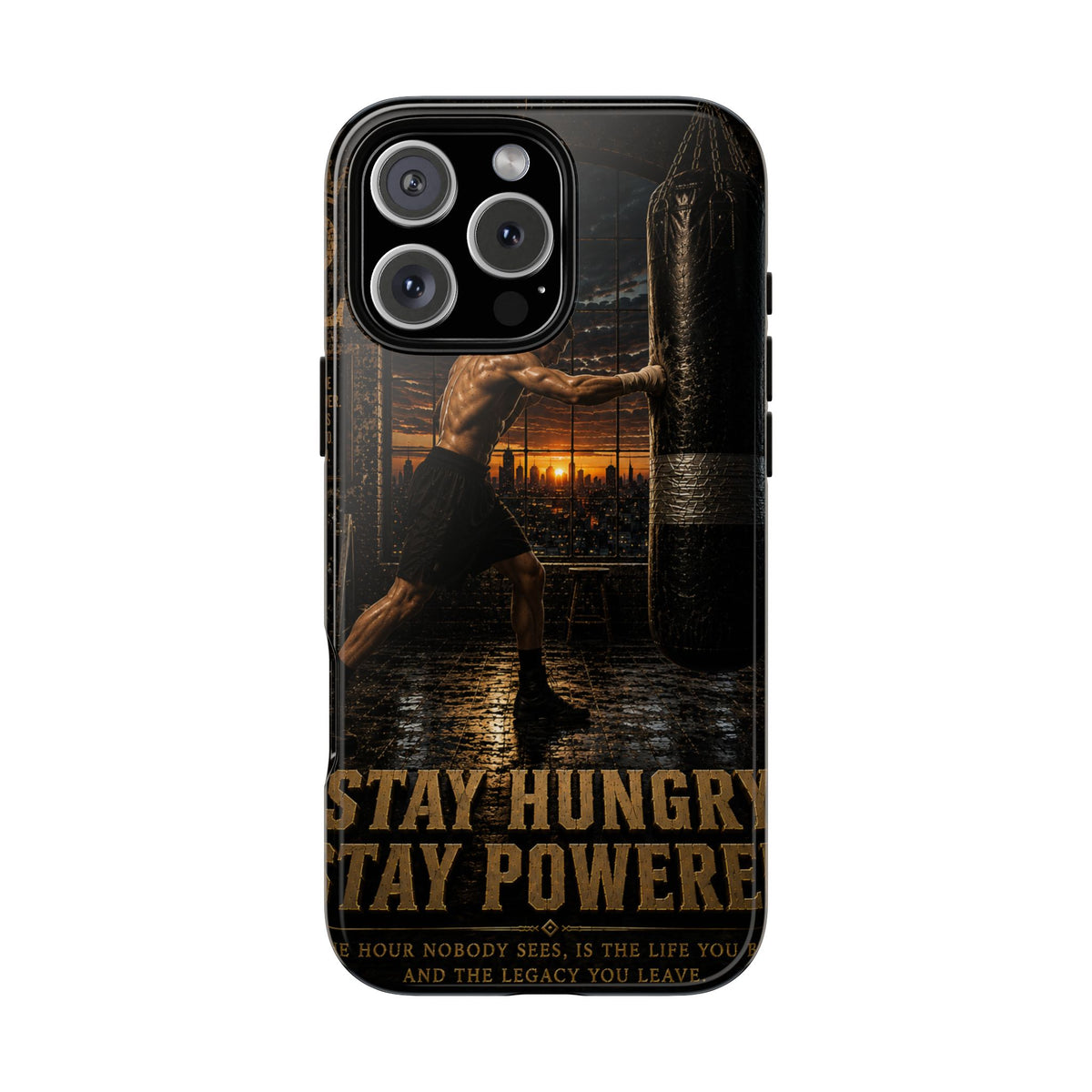 Plug Life Stay Hungry Stay Powered Phone Case — Premium Collection iPhone & Android Case