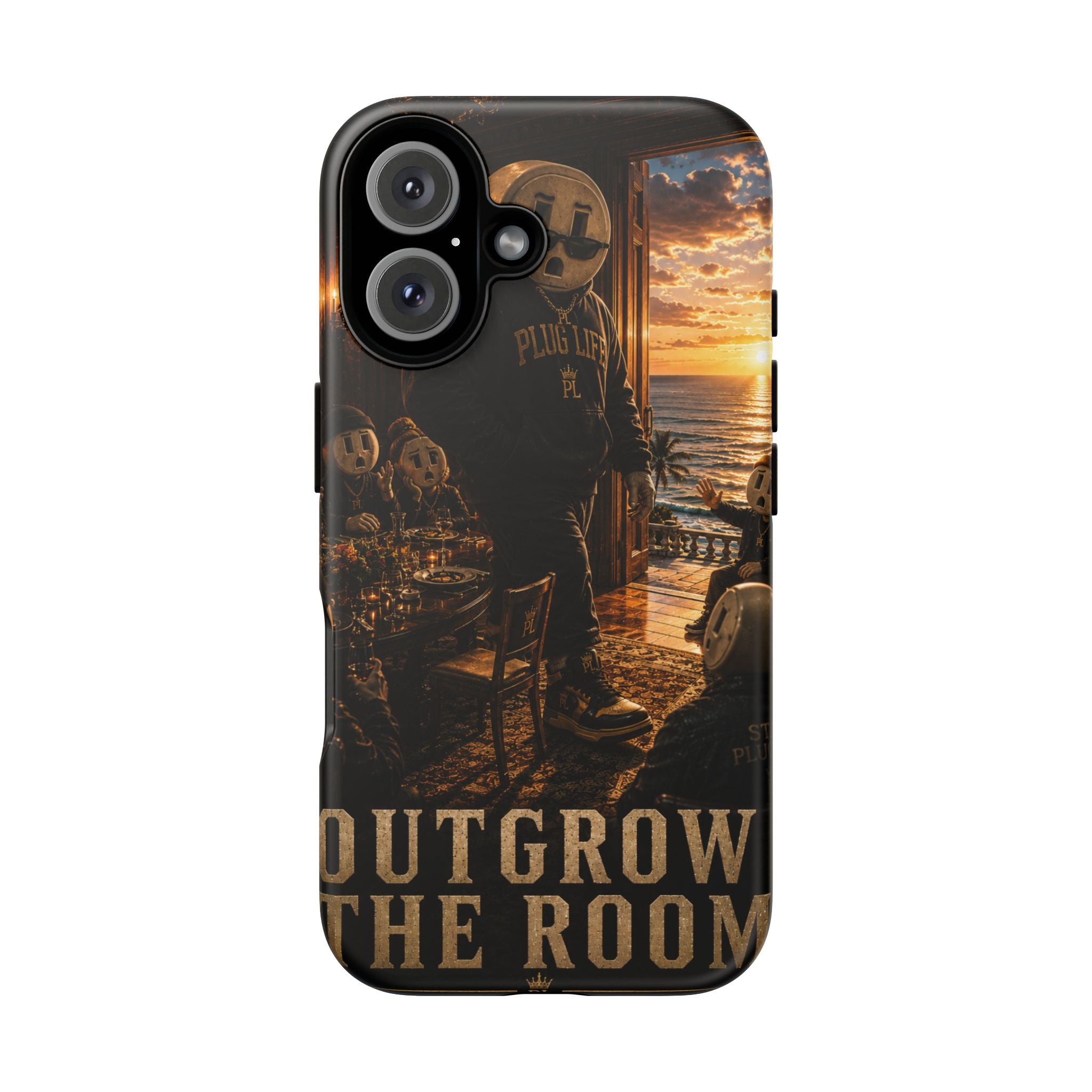 Plug Life Outgrow The Room Phone Case — Premium Collection iPhone & Android Case