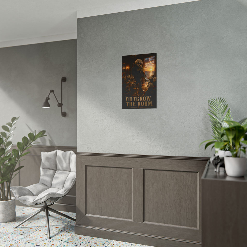 Plug Life Outgrow The Room Poster — Premium Collection Wall Art
