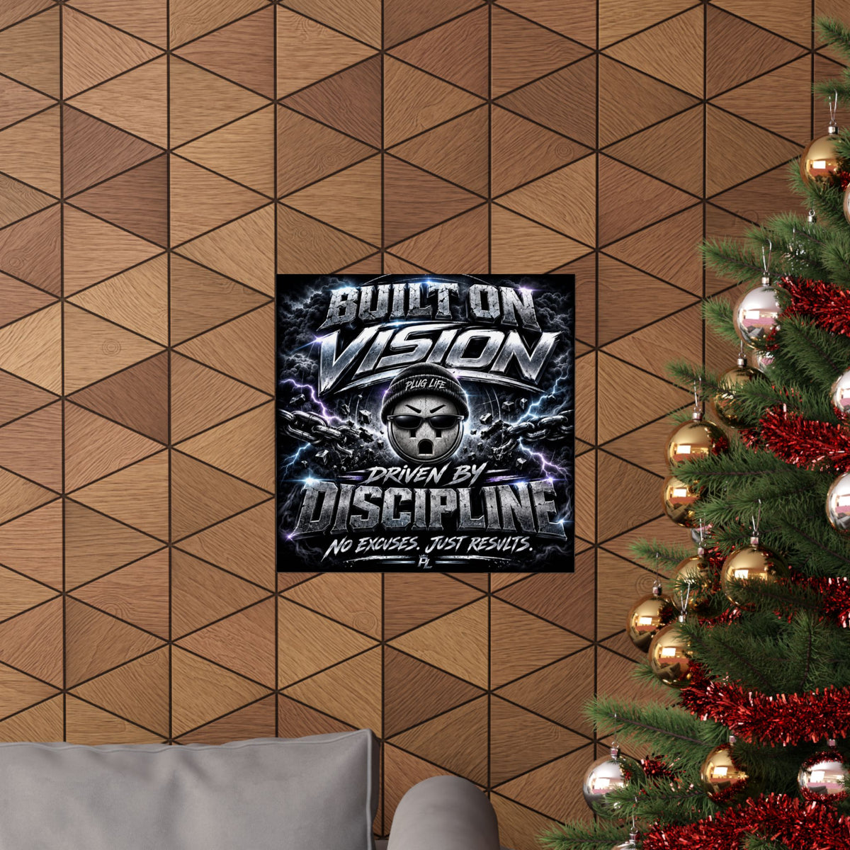Plug Life Luxury Logo Poster — Premium Collection Wall Art