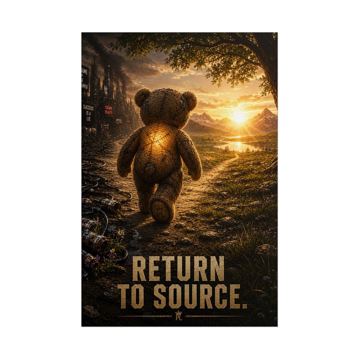 Plug Life Return To Source Poster — Premium Collection Wall Art