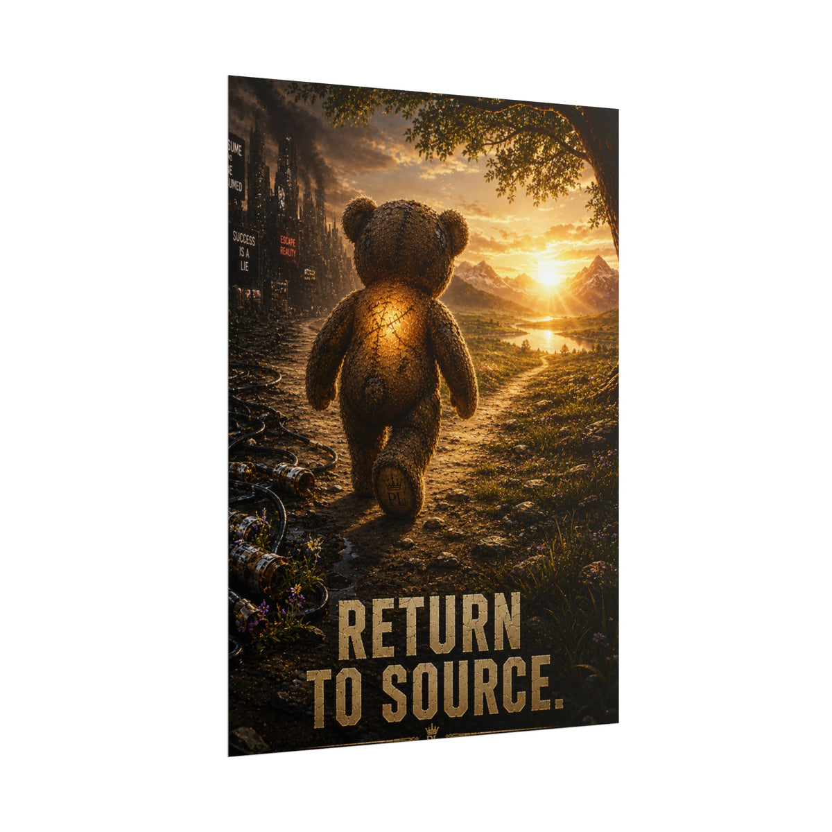 Plug Life Return To Source Poster — Premium Collection Wall Art