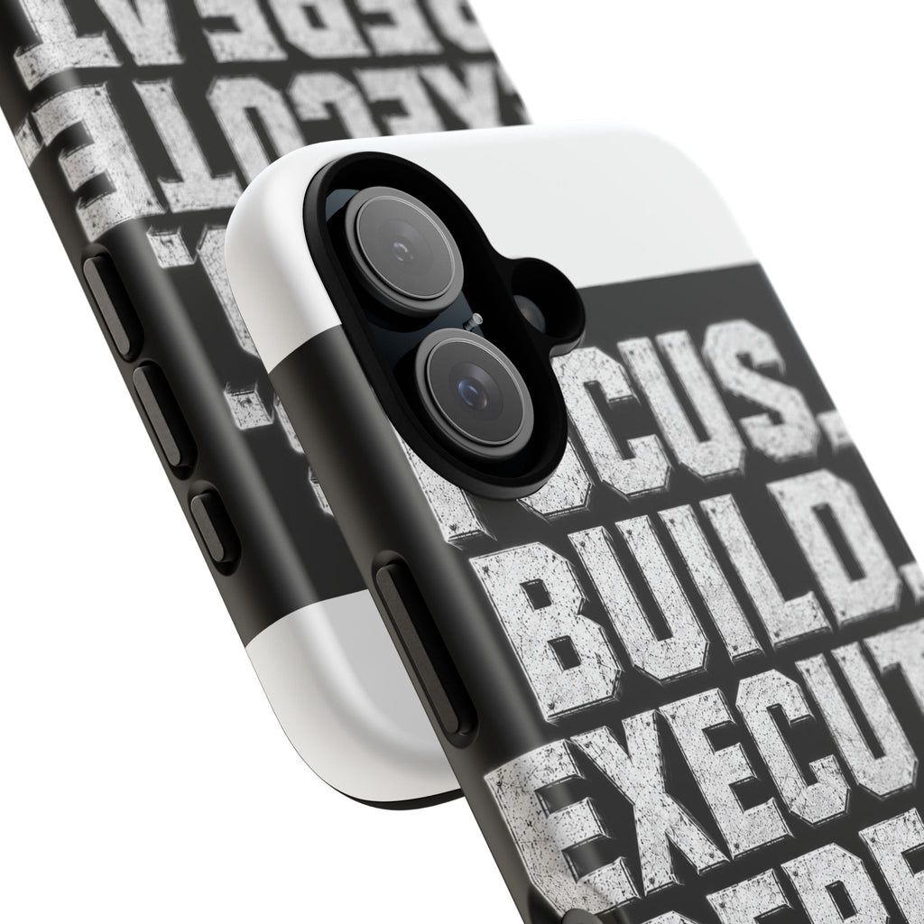 Plug Life Focus Build Execute Repeat Phone Case — Premium Collection iPhone & Android Case