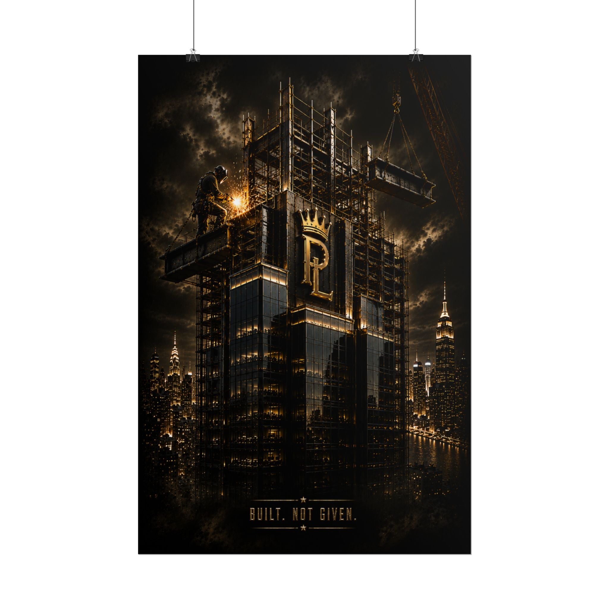 Plug Life Built Not Given Poster — Premium Collection Wall Art