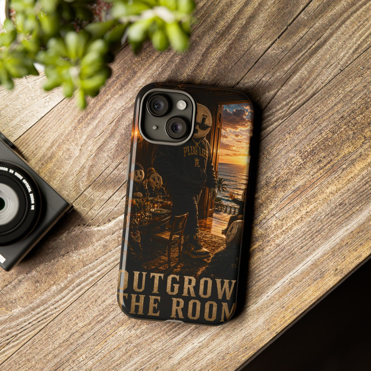 Plug Life Outgrow The Room Phone Case — Premium Collection iPhone & Android Case