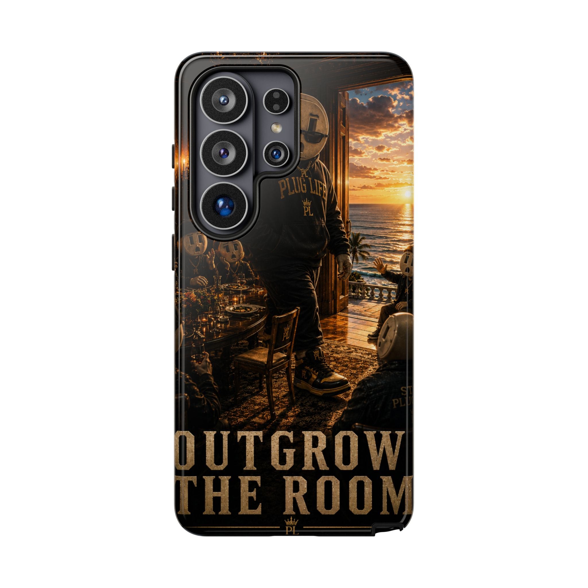 Plug Life Outgrow The Room Phone Case — Premium Collection iPhone & Android Case