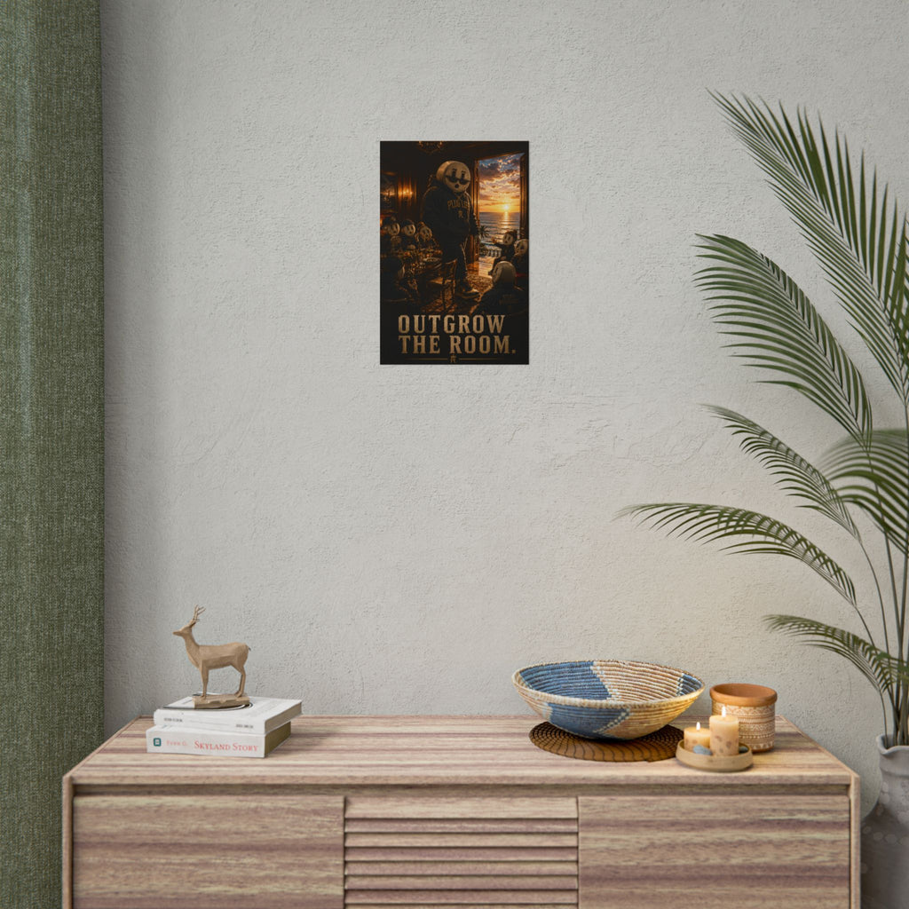 Plug Life Outgrow The Room Poster — Premium Collection Wall Art