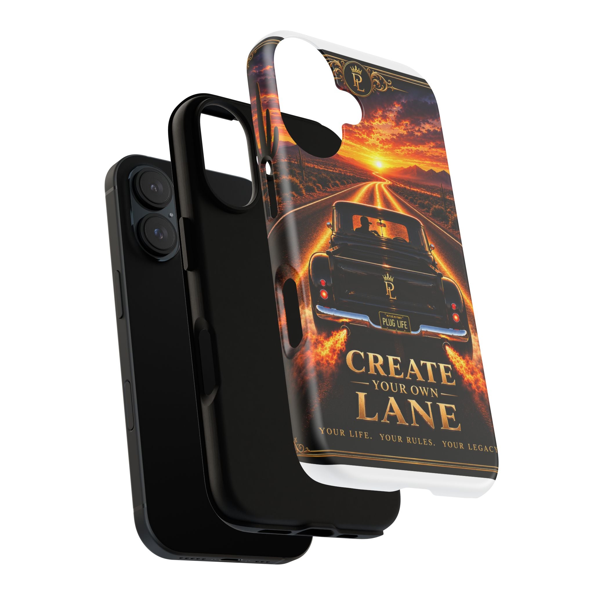 Plug Life Create Your Own Lane Phone Case — Premium Collection iPhone & Android Case
