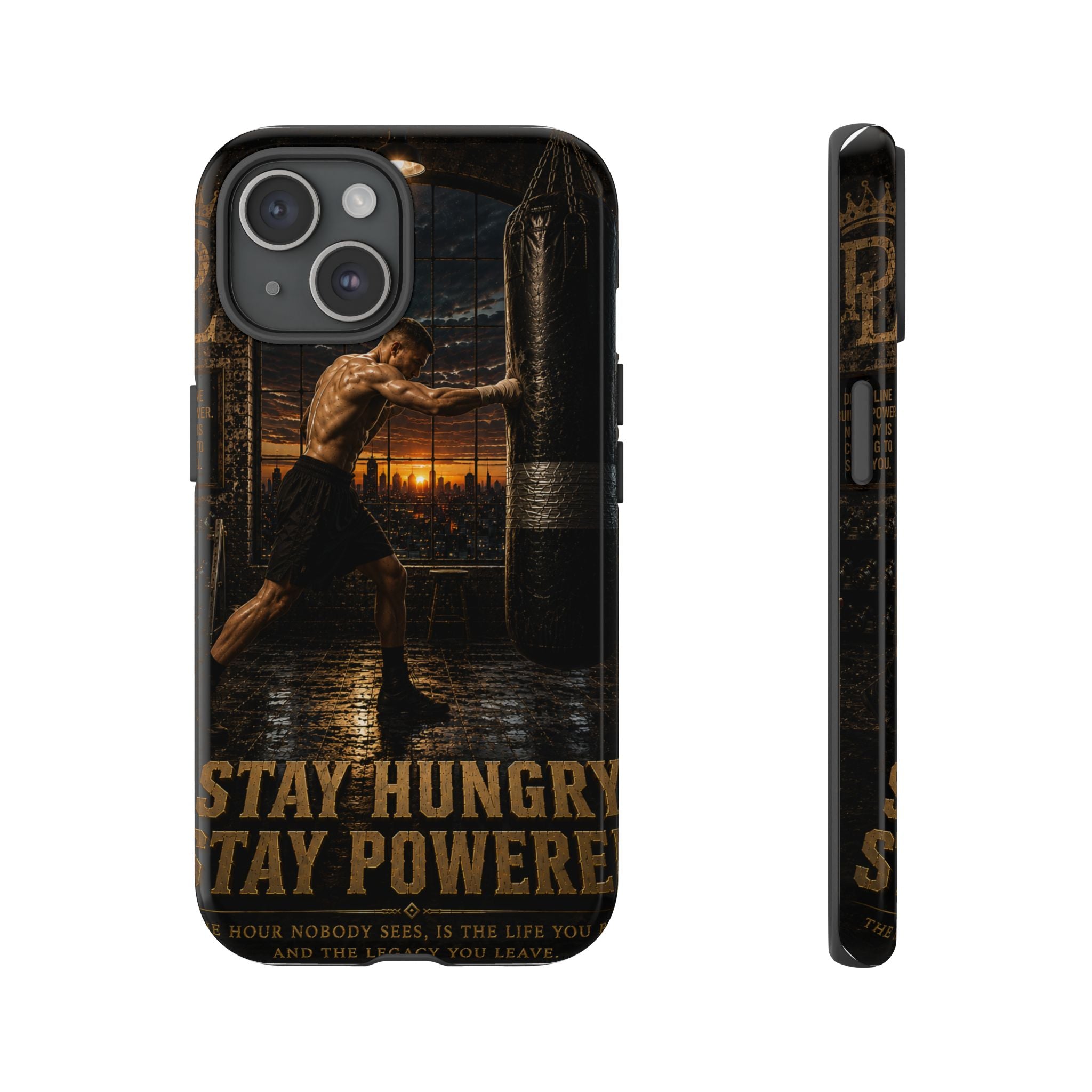 Plug Life Stay Hungry Stay Powered Phone Case — Premium Collection iPhone & Android Case