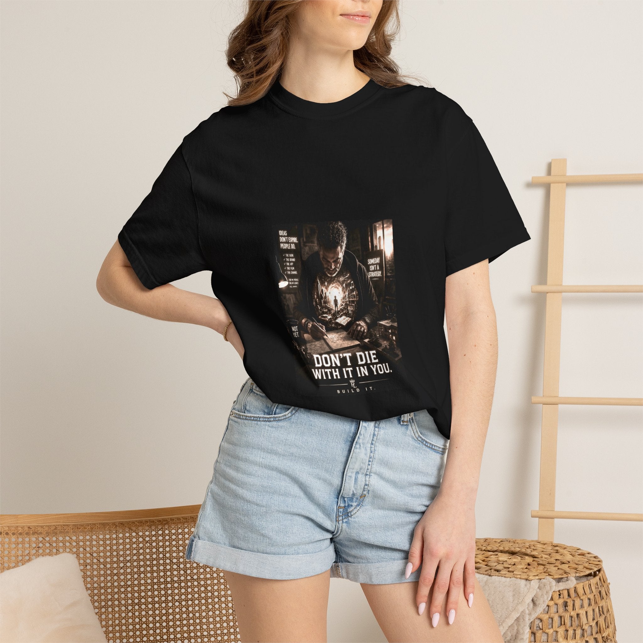 Plug Life Don't Die With It In You Tee — Premium Collection Graphic T-Shirt