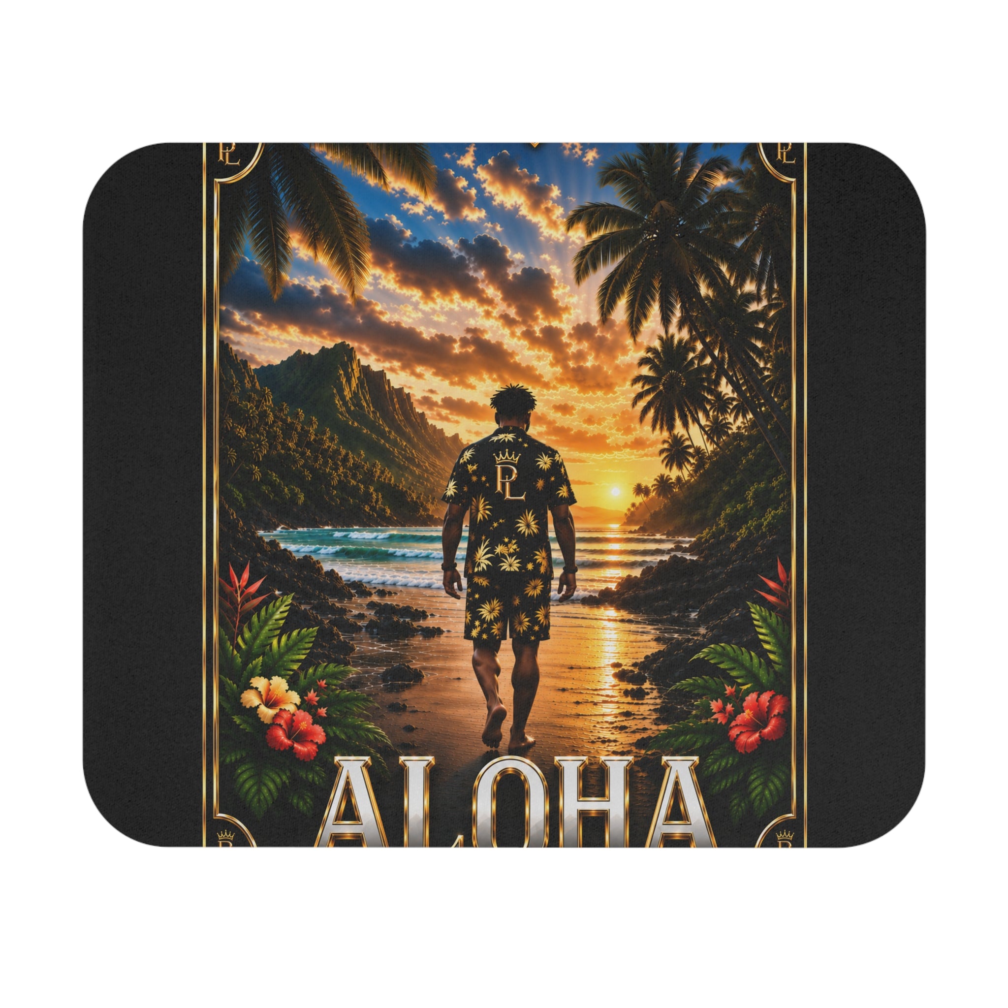 Plug Life Aloha Mouse Pad — Premium Collection Desk Accessory