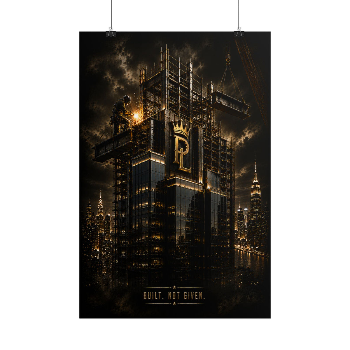 Plug Life Built Not Given Poster — Premium Collection Wall Art