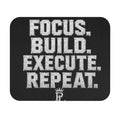 Plug Life Focus Build Execute Repeat Mouse Pad — Premium Collection Desk Accessory