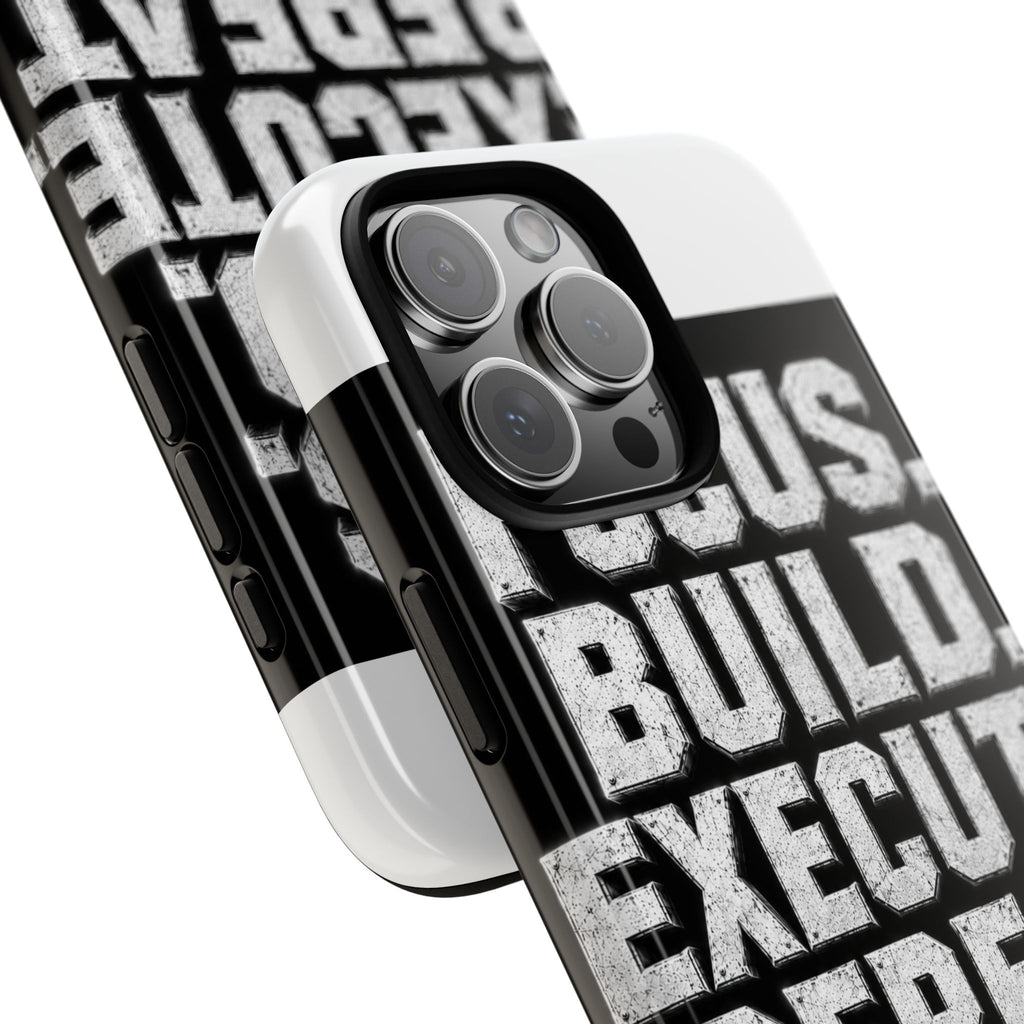 Plug Life Focus Build Execute Repeat Phone Case — Premium Collection iPhone & Android Case