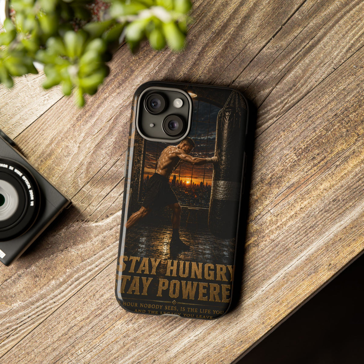 Plug Life Stay Hungry Stay Powered Phone Case — Premium Collection iPhone & Android Case