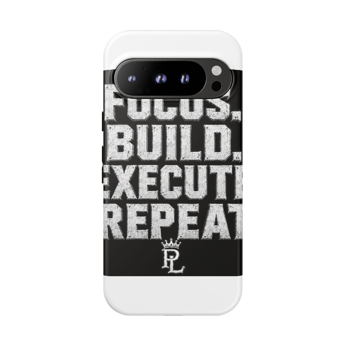 Plug Life Focus Build Execute Repeat Phone Case — Premium Collection iPhone & Android Case