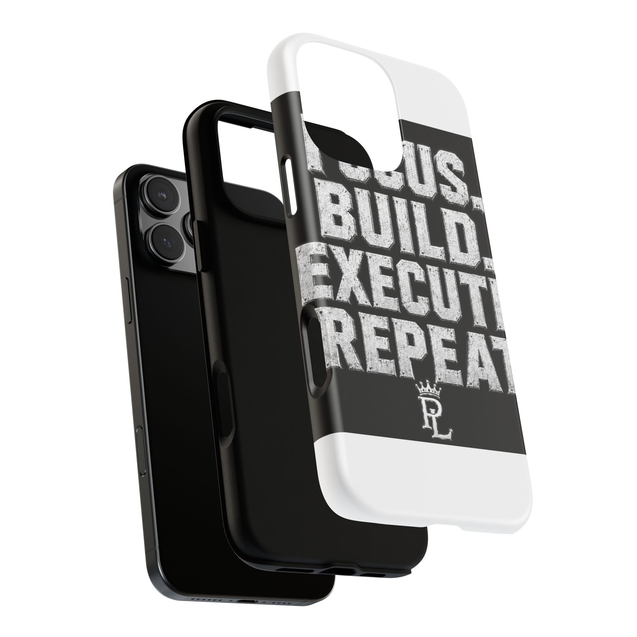 Plug Life Focus Build Execute Repeat Phone Case — Premium Collection iPhone & Android Case