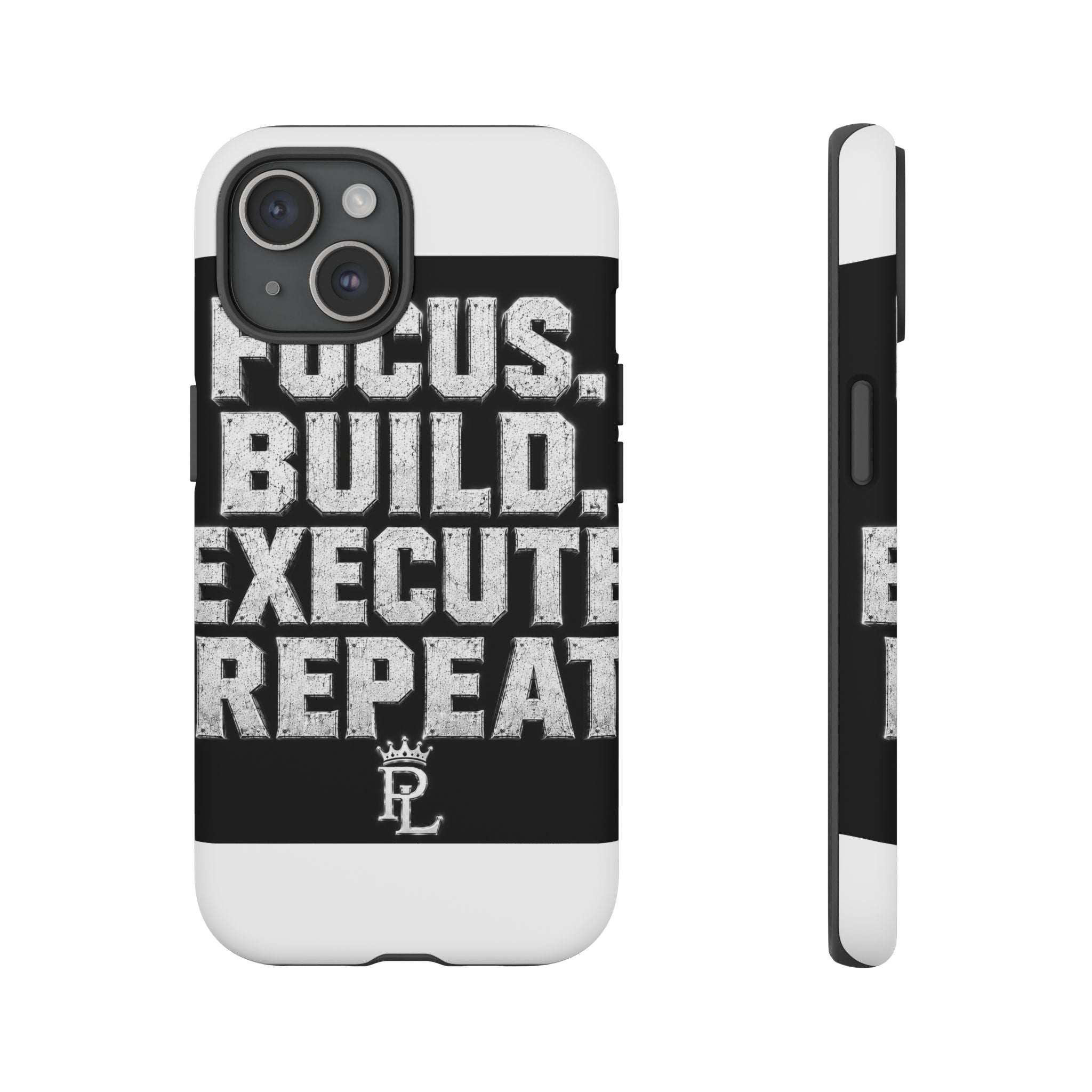 Plug Life Focus Build Execute Repeat Phone Case — Premium Collection iPhone & Android Case