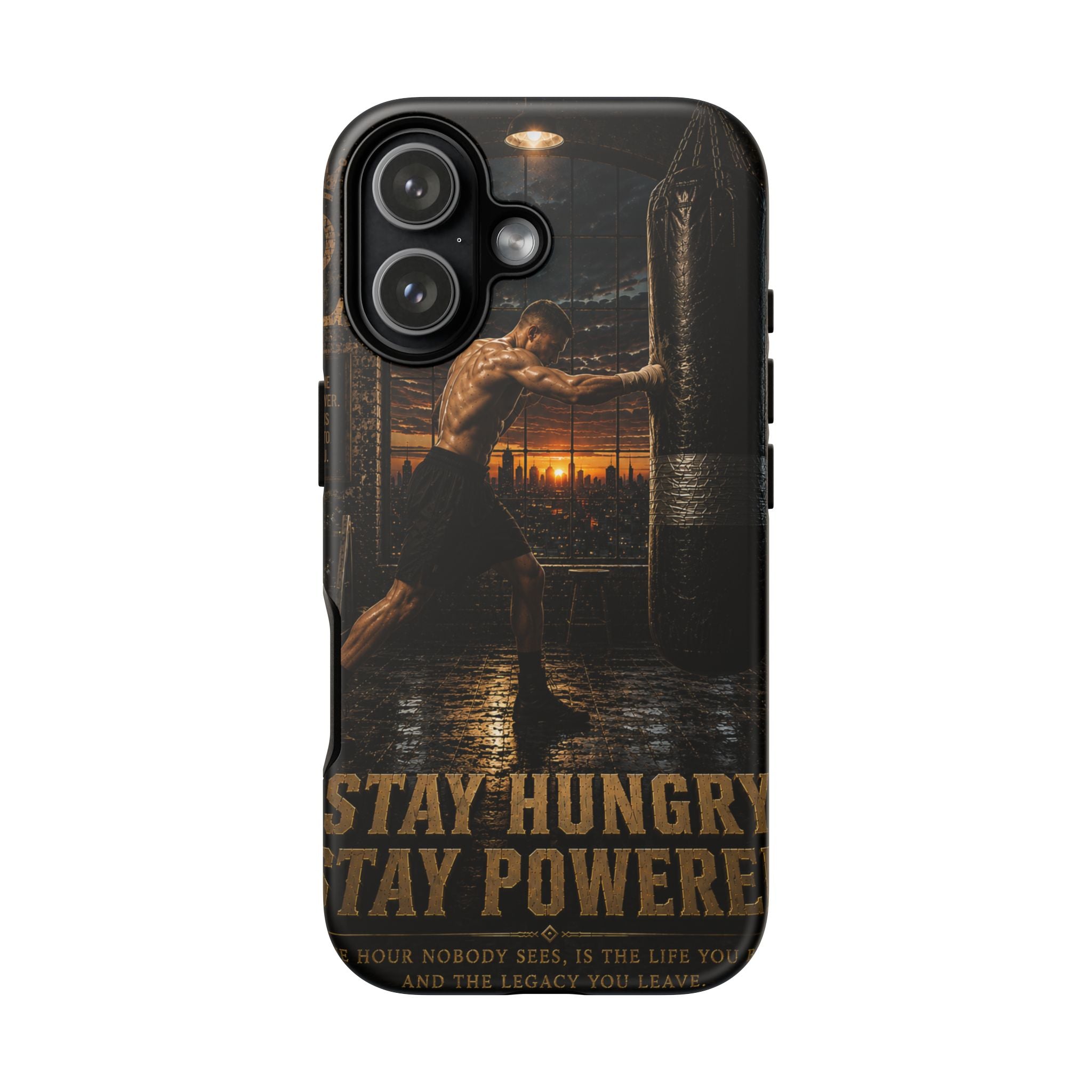 Plug Life Stay Hungry Stay Powered Phone Case — Premium Collection iPhone & Android Case