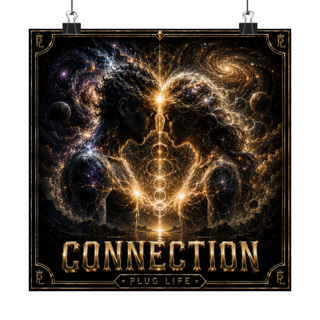 Plug Life Connection Poster — Premium Collection Wall Art