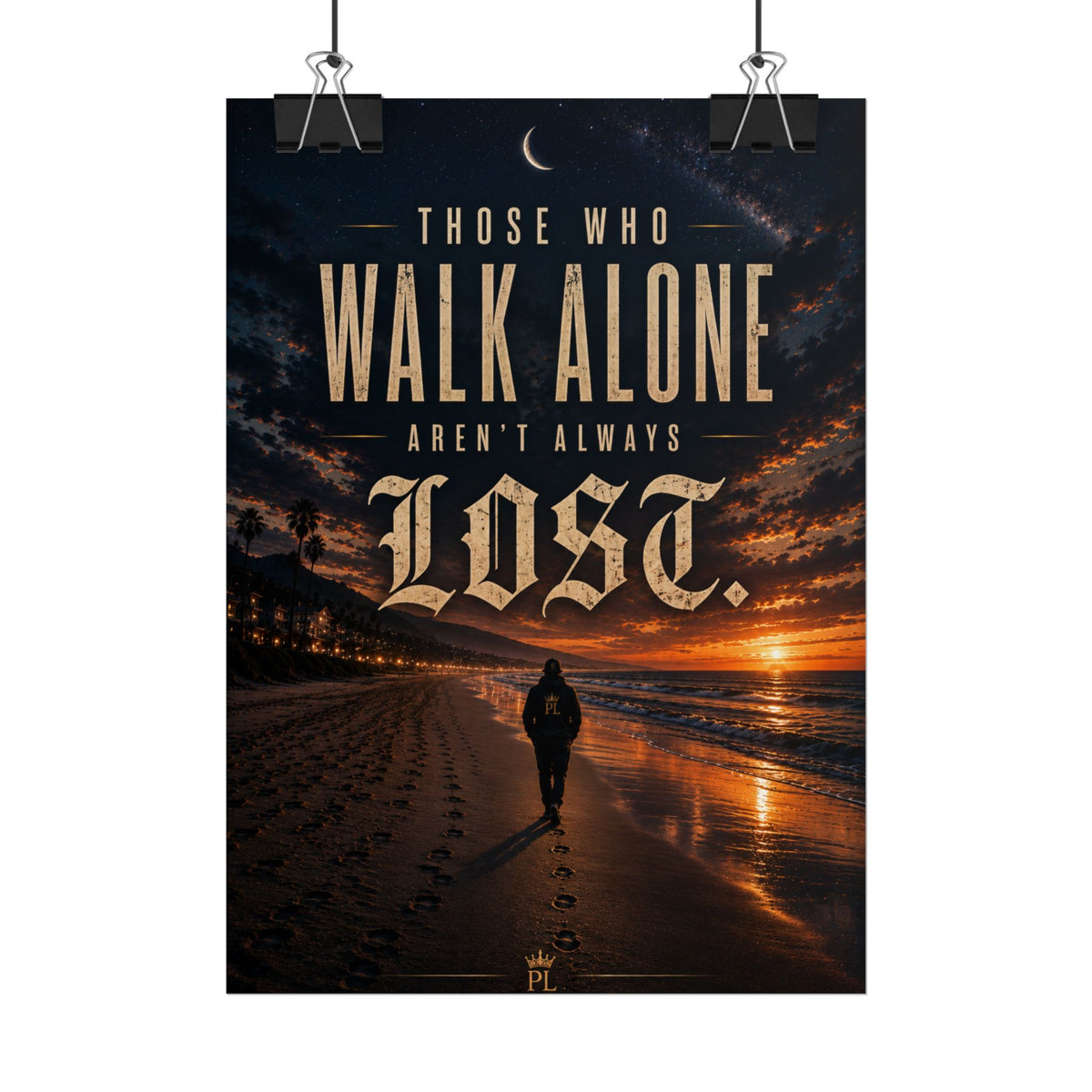 Plug Life Walk Alone Poster — Premium Collection Wall Art