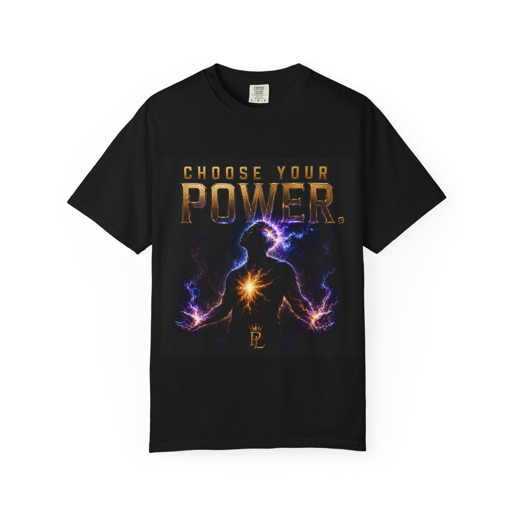 Plug Life Choose Your Power Tee — Premium Collection Graphic T-Shirt