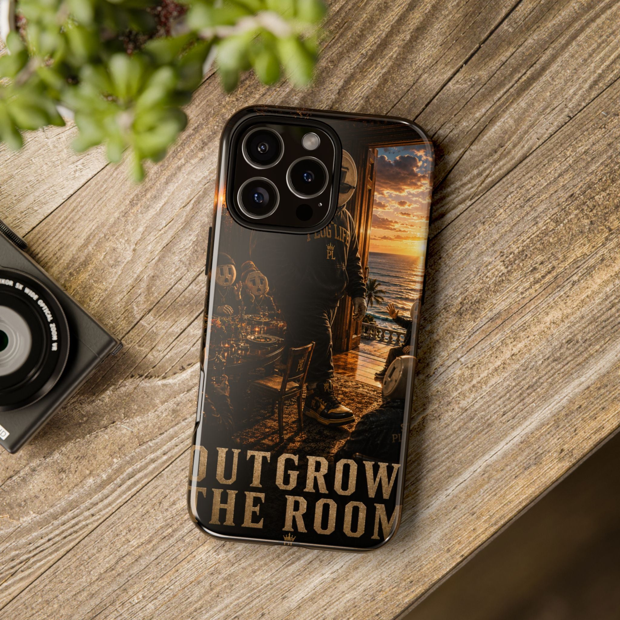 Plug Life Outgrow The Room Phone Case — Premium Collection iPhone & Android Case