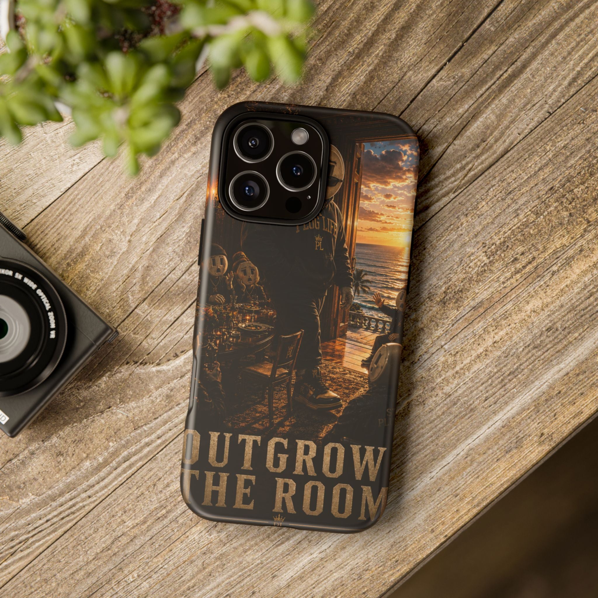 Plug Life Outgrow The Room Phone Case — Premium Collection iPhone & Android Case