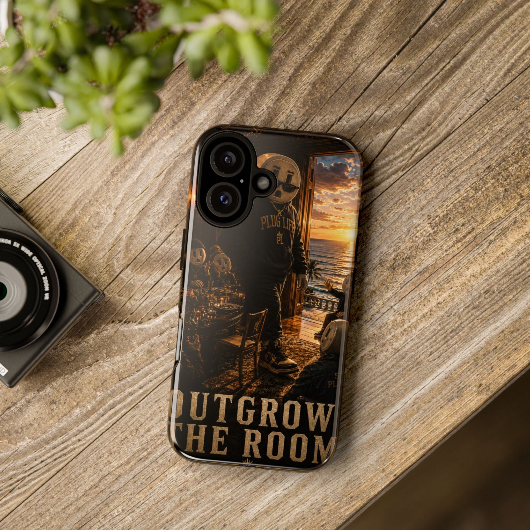 Plug Life Outgrow The Room Phone Case — Premium Collection iPhone & Android Case