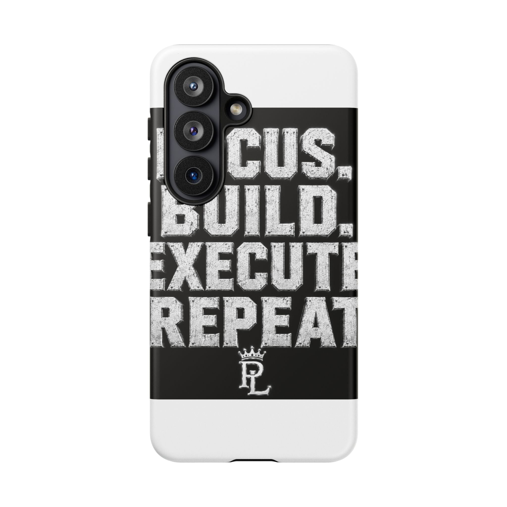 Plug Life Focus Build Execute Repeat Phone Case — Premium Collection iPhone & Android Case