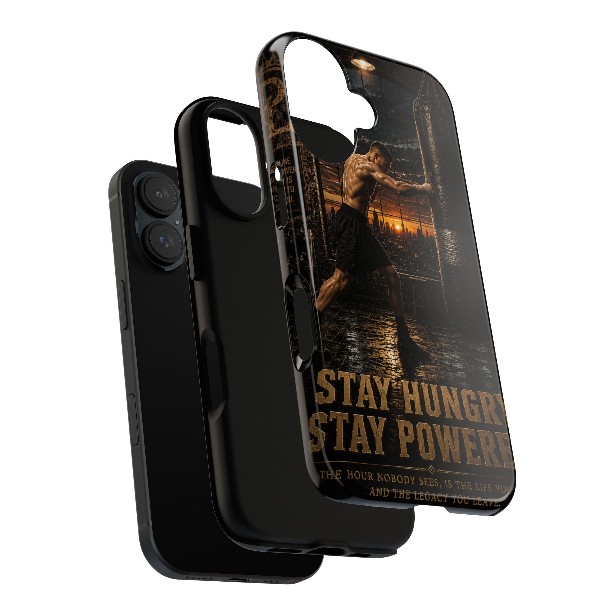 Plug Life Stay Hungry Stay Powered Phone Case — Premium Collection iPhone & Android Case