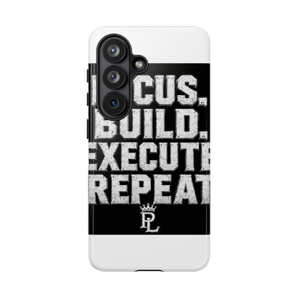 Plug Life Focus Build Execute Repeat Phone Case — Premium Collection iPhone & Android Case