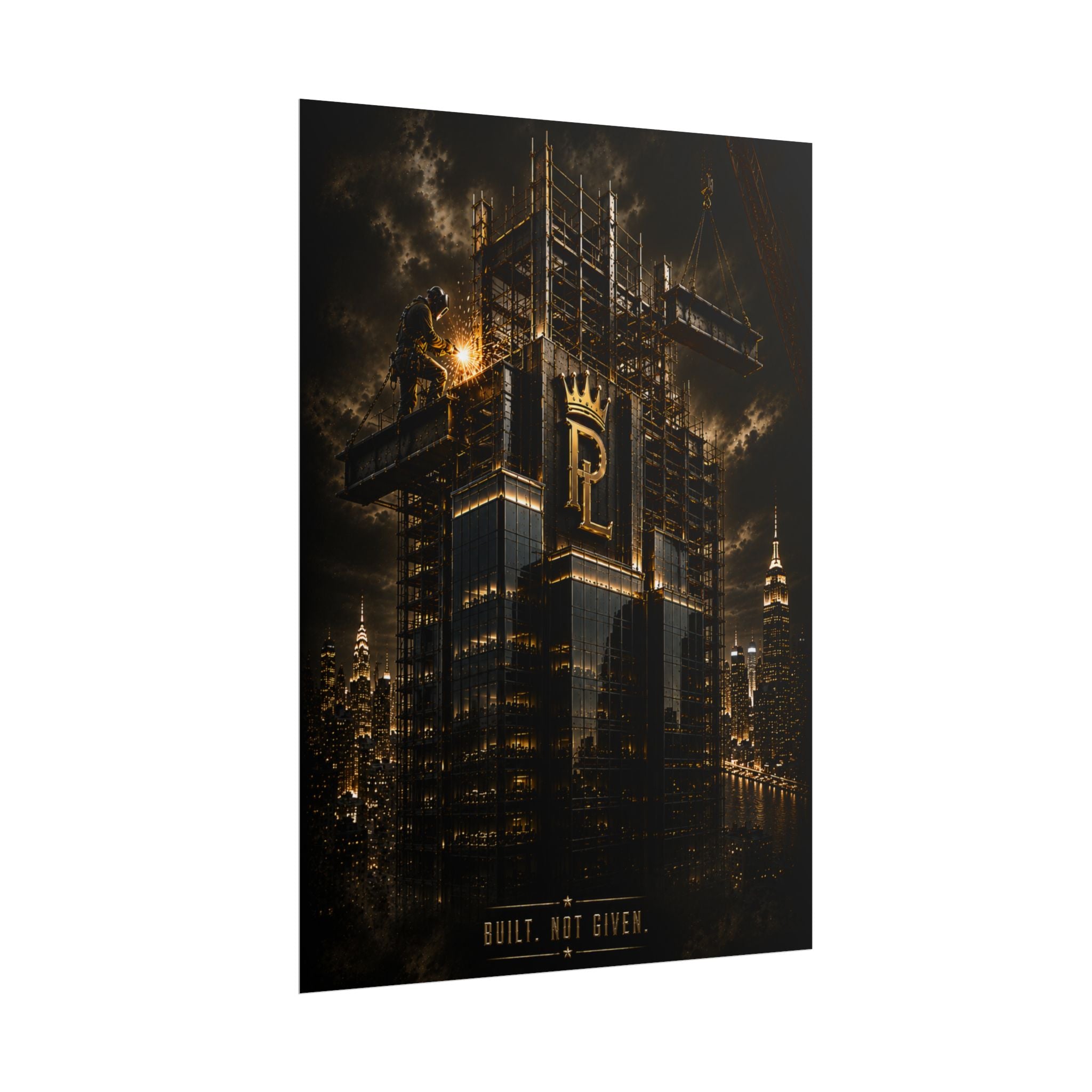 Plug Life Built Not Given Poster — Premium Collection Wall Art
