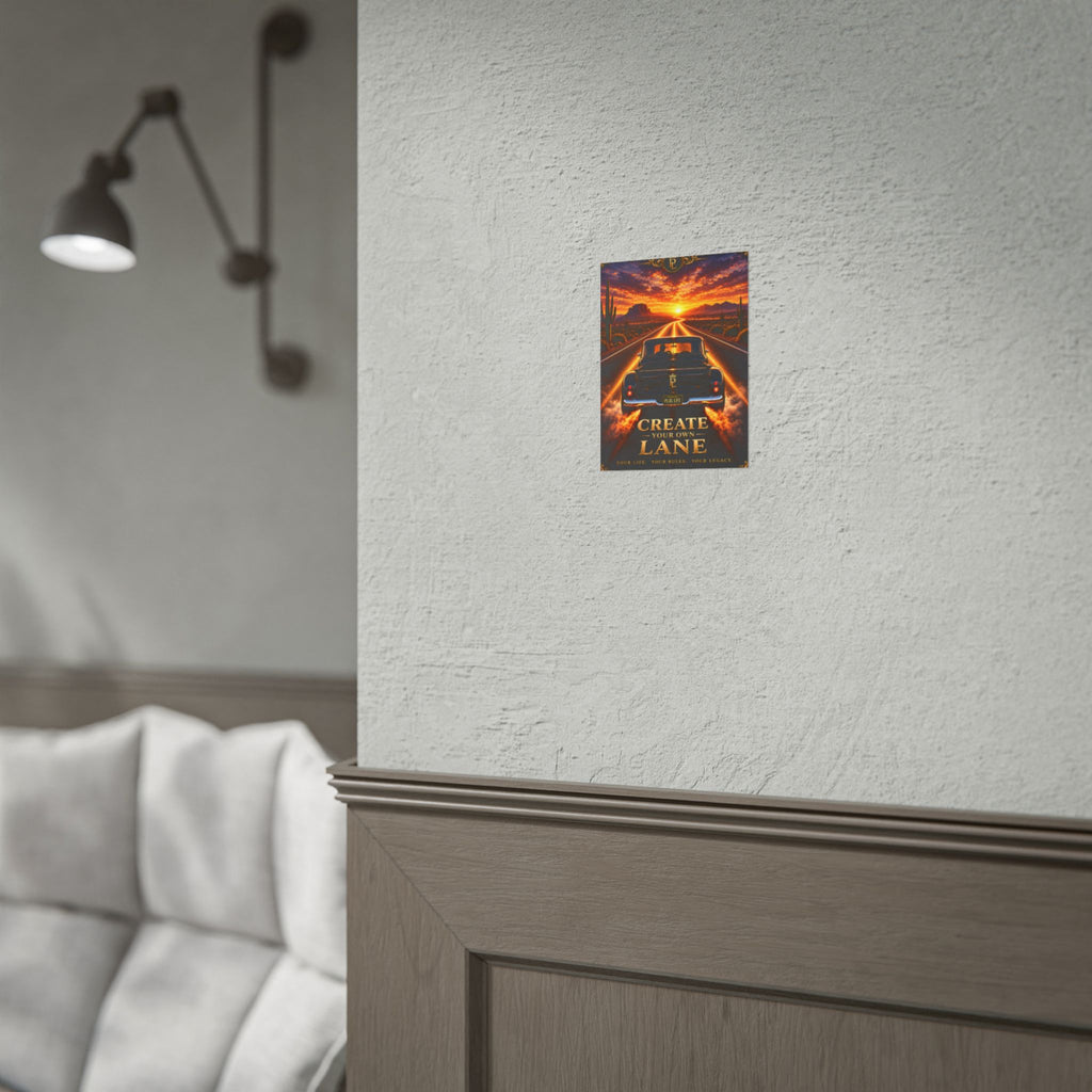 Plug Life Create Your Own Lane Poster — Premium Collection Wall Art