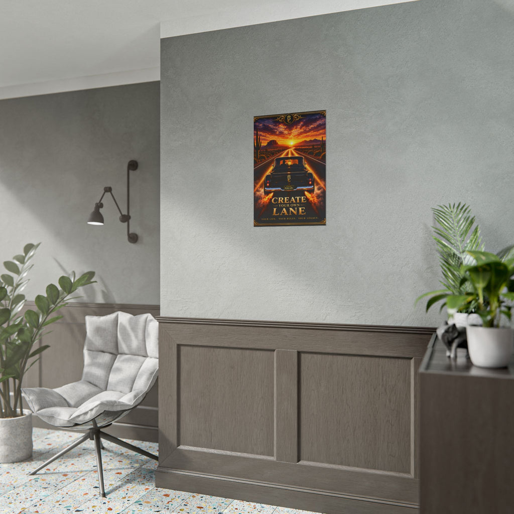 Plug Life Create Your Own Lane Poster — Premium Collection Wall Art