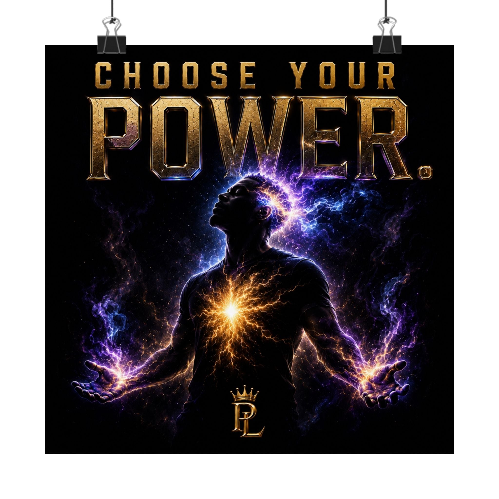 Plug Life Choose Your Power Poster — Premium Collection Wall Art
